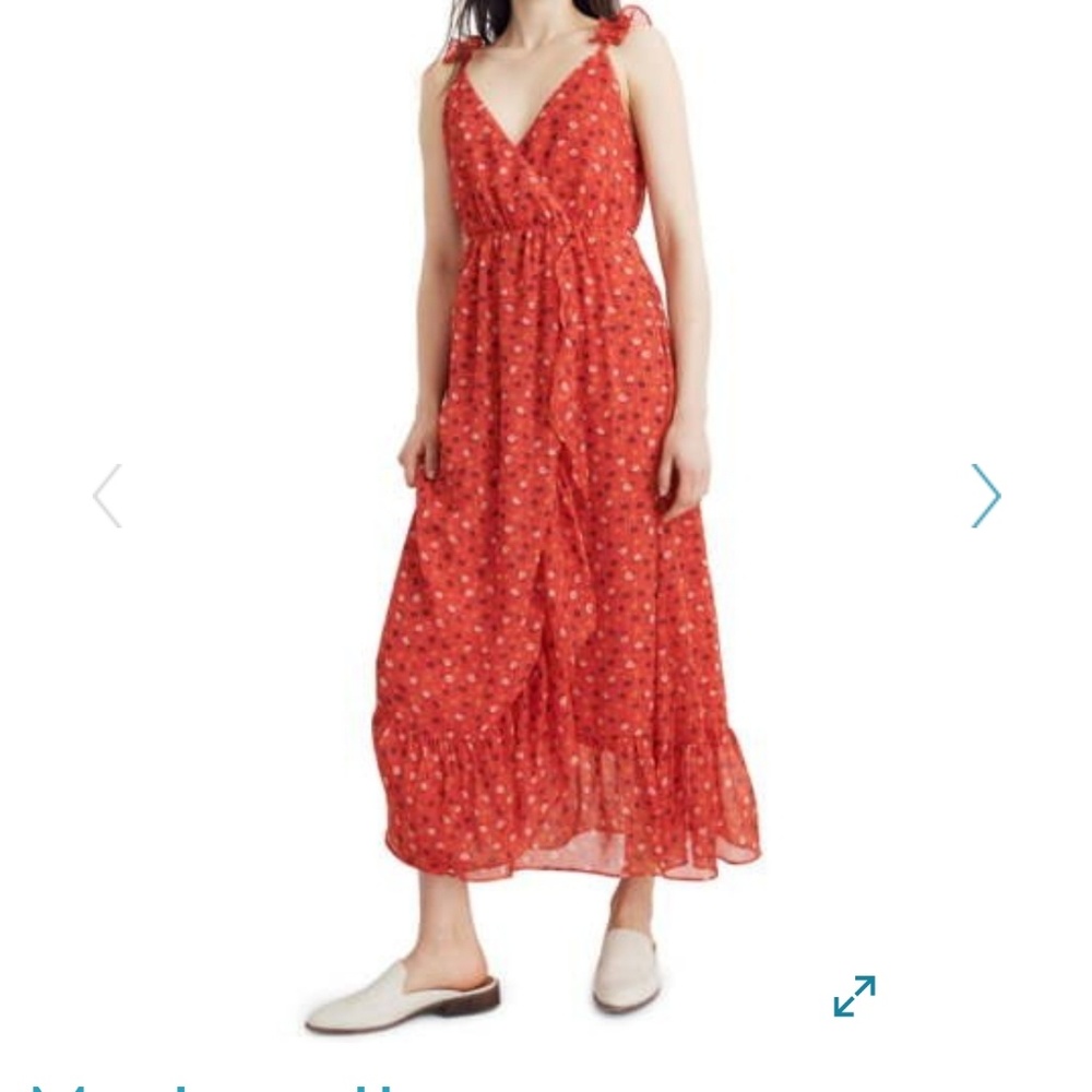 Madewell Ruffle Strap Dress